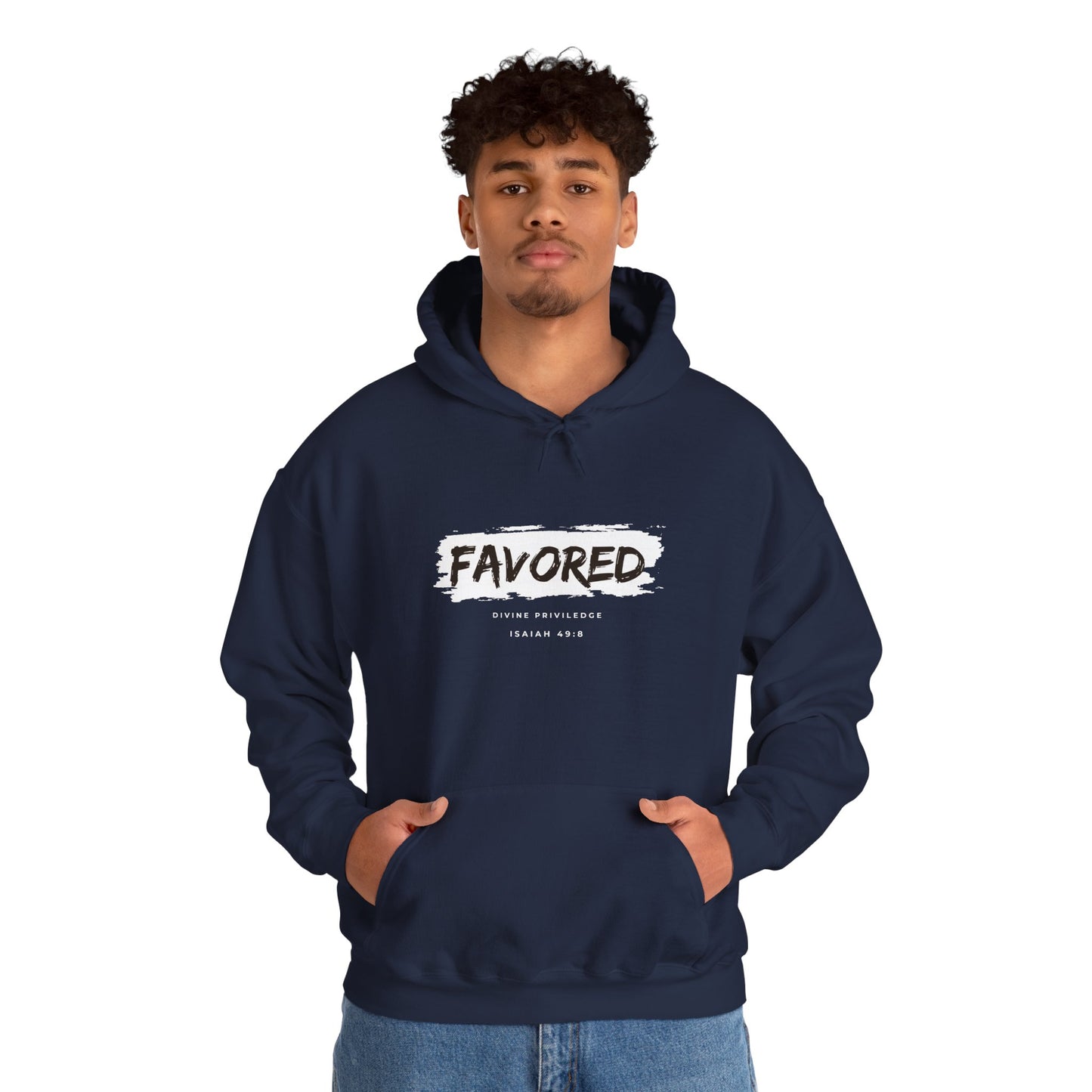 Hooded Sweatshirt - God's Favor at the Oppurtune Time - Isaiah 49:8