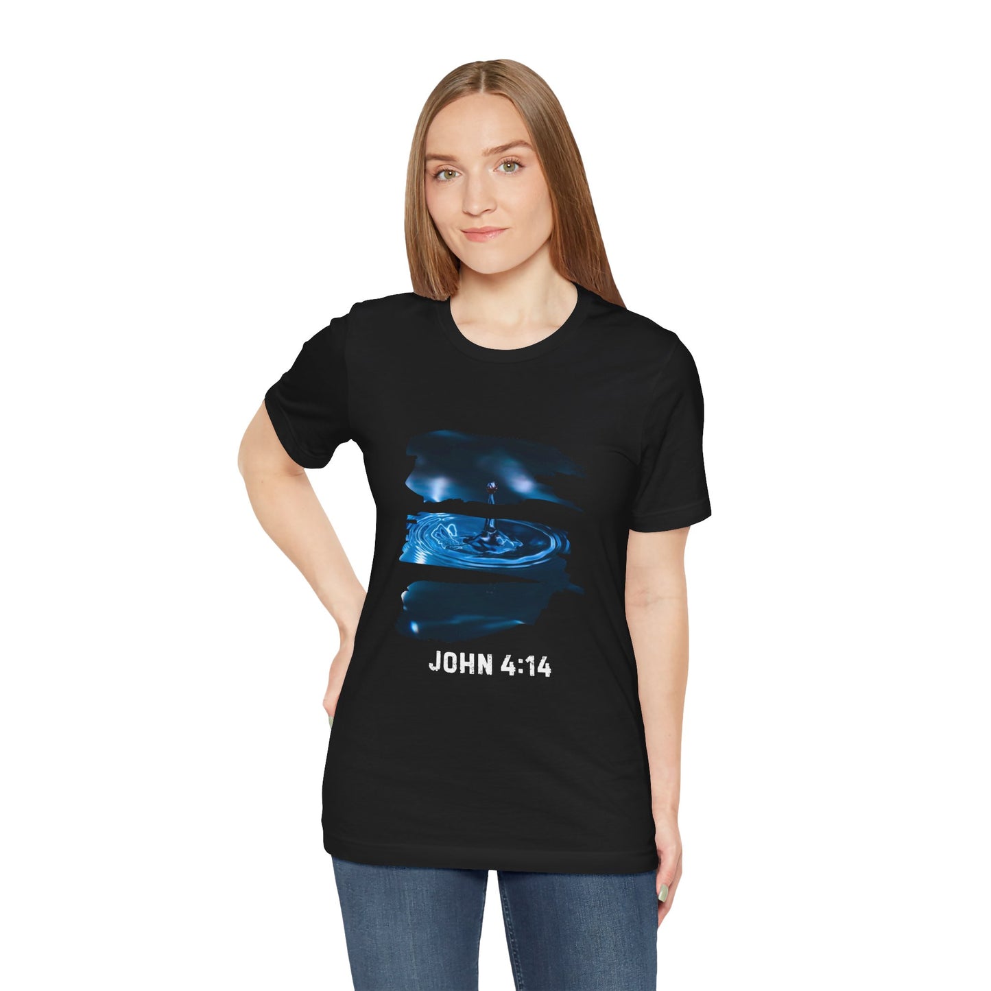 T-Shirt - Christ's Life Giving Water John 4:14 Design