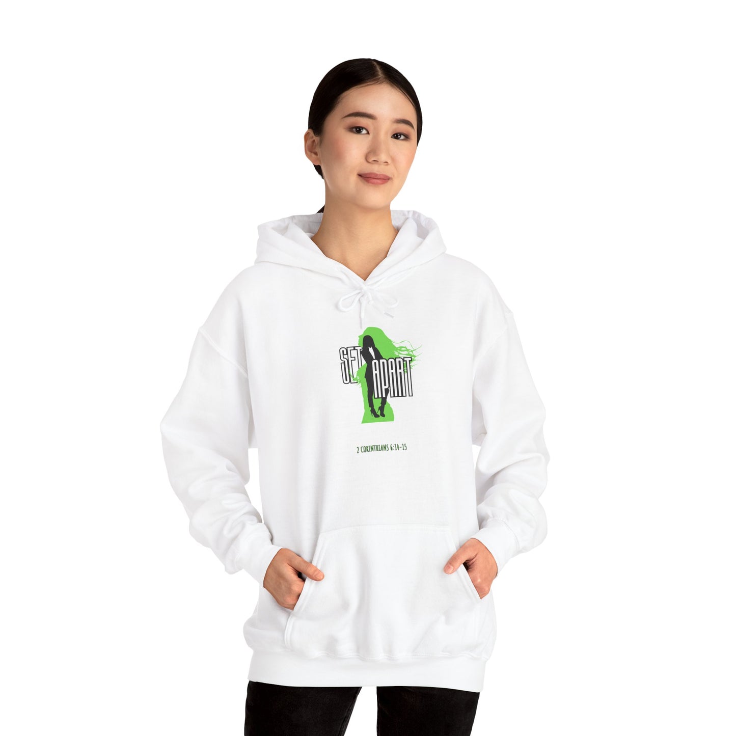 Set Apart Unisex Hoodie - Inspired by 2 Corinthians 6:14-15 - Women's Christian Apparel