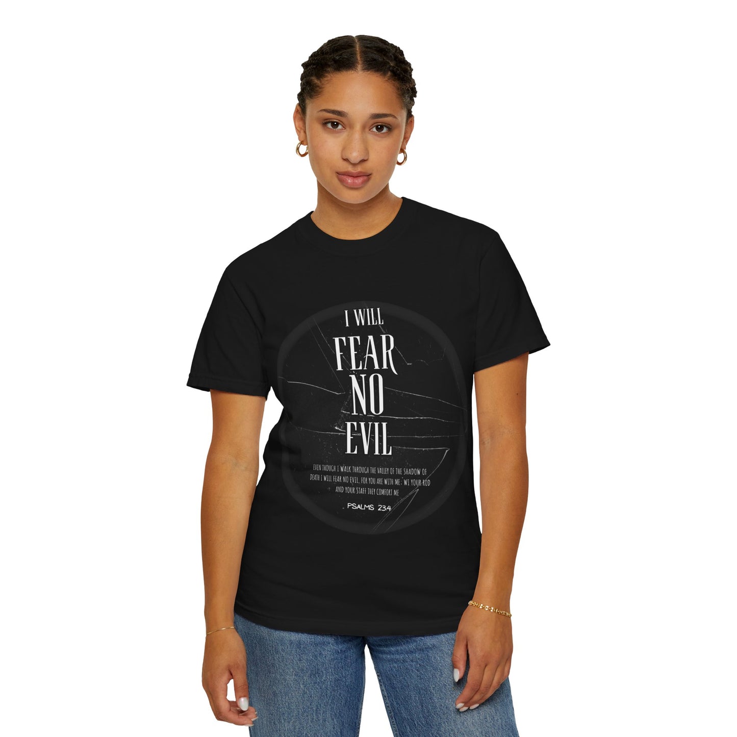 Christian Comfort Unisex T-shirt Fear Not Psalm 23:4