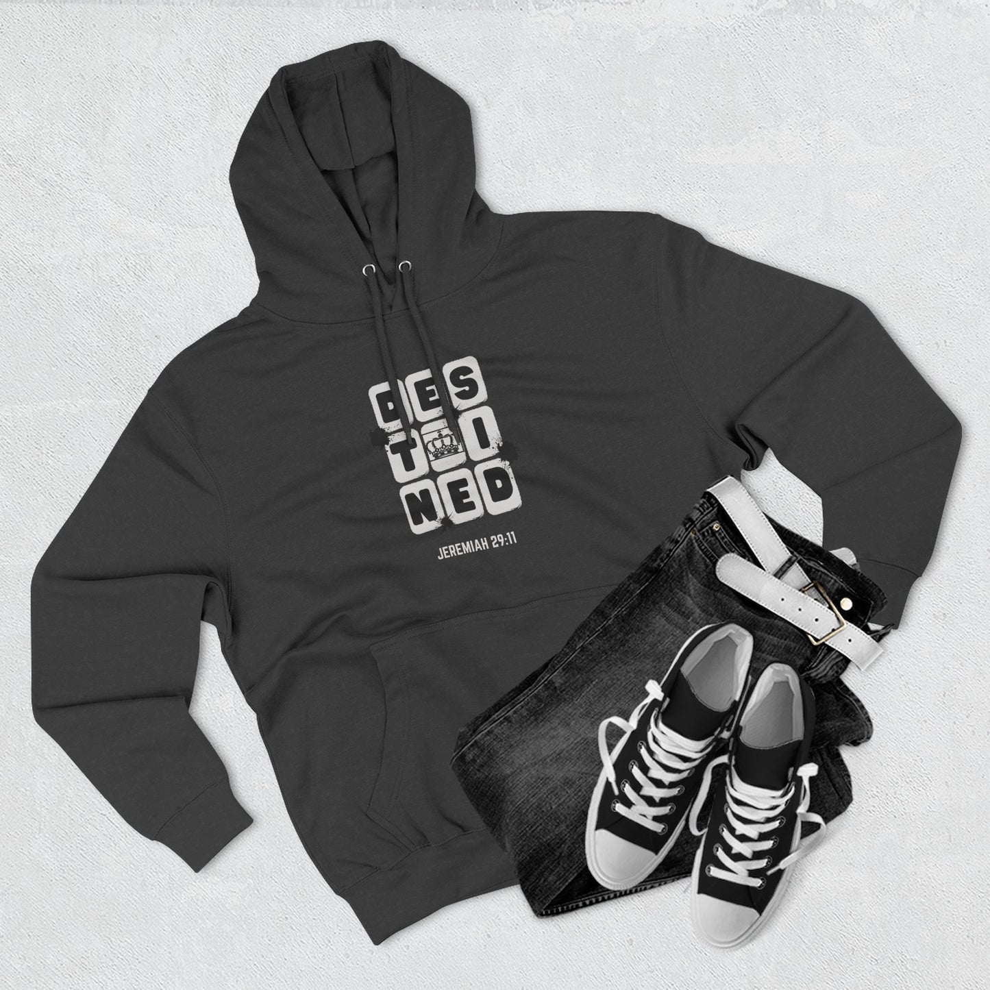 Fleece Hoodie - Jeremiah 29:11 Inspirational Design