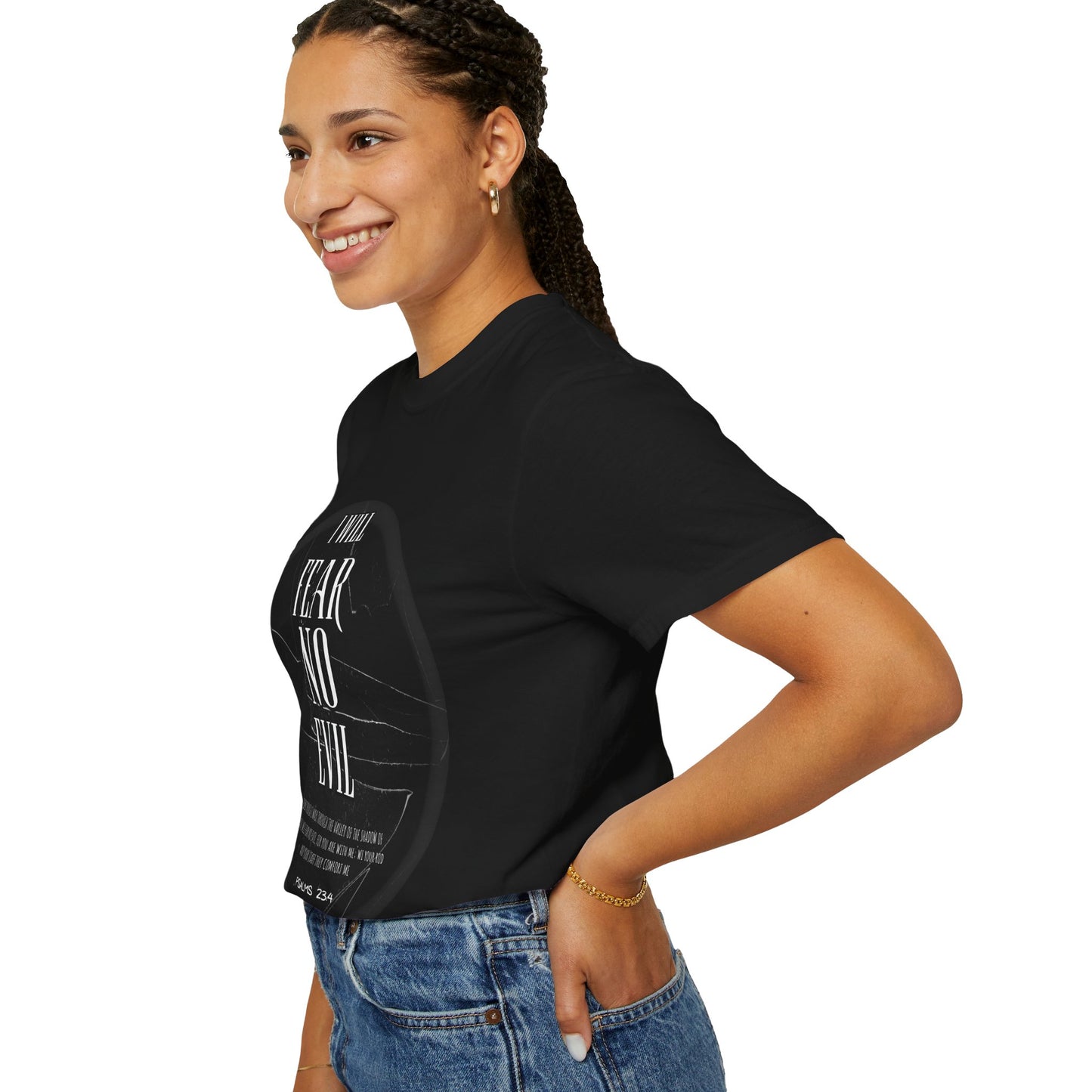 Christian Comfort Unisex T-shirt Fear Not Psalm 23:4