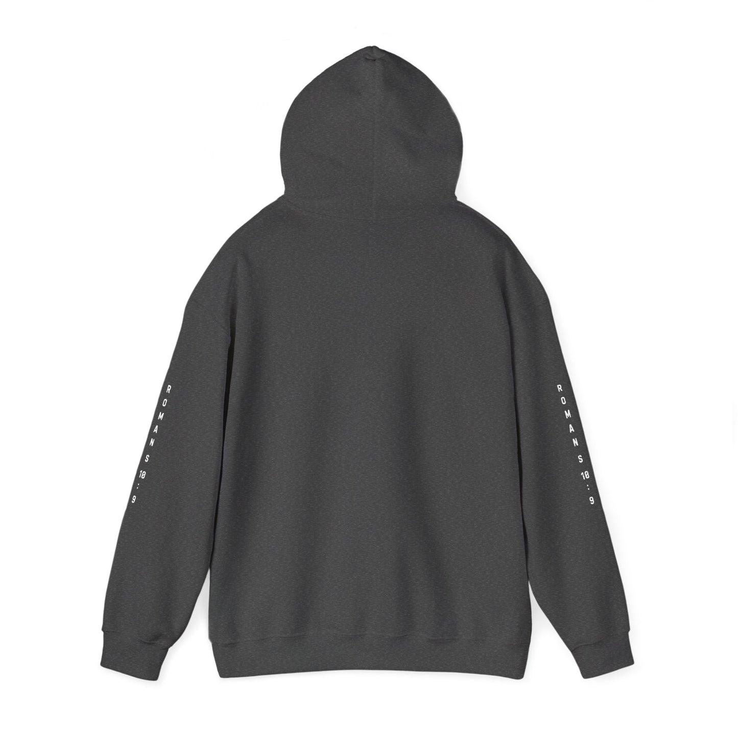 Christian Faith Hoodie with Roman 10:9 and Ephesians 6:17 Design