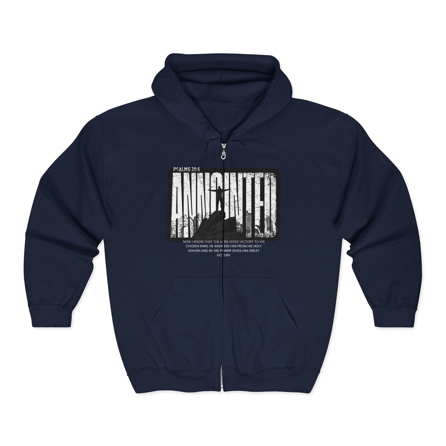 Psalm 20:6 Inspired Hoodie for Couples - Unisex