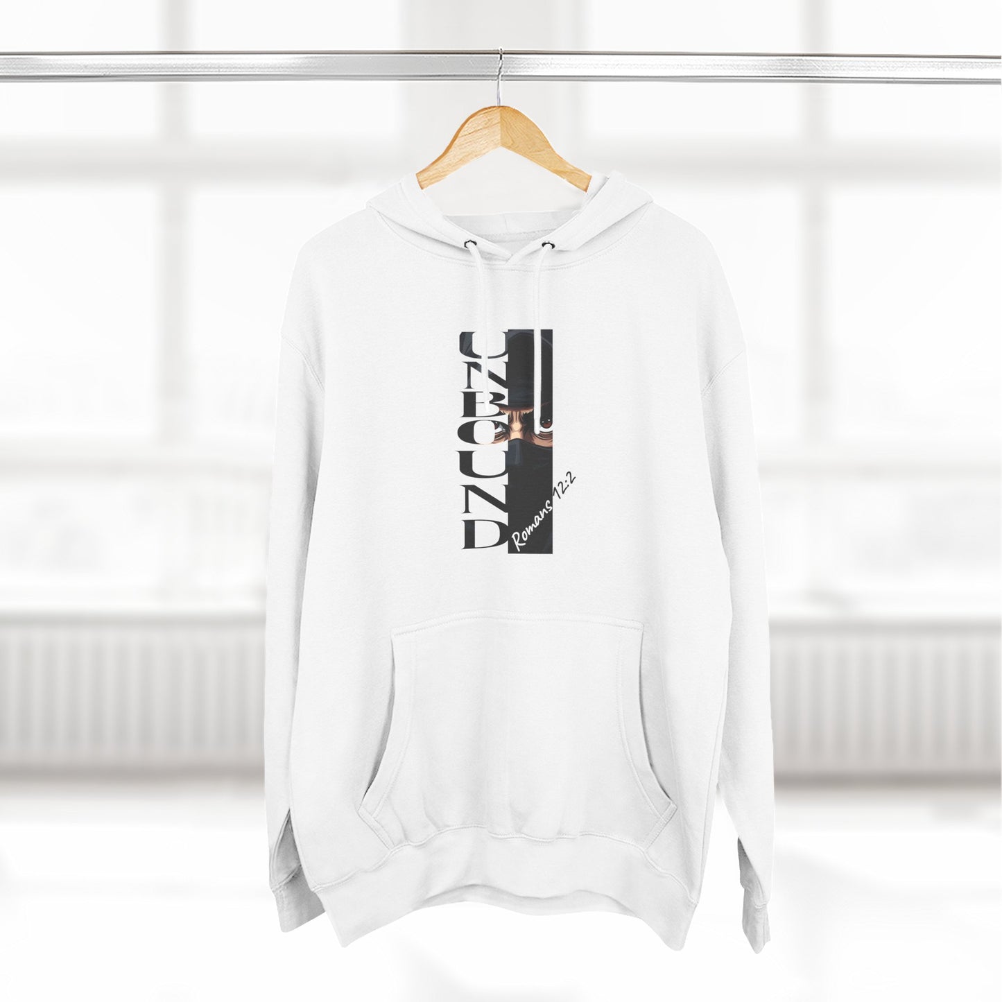 Fleece Hoodie Unbound Faith Romans 12:2