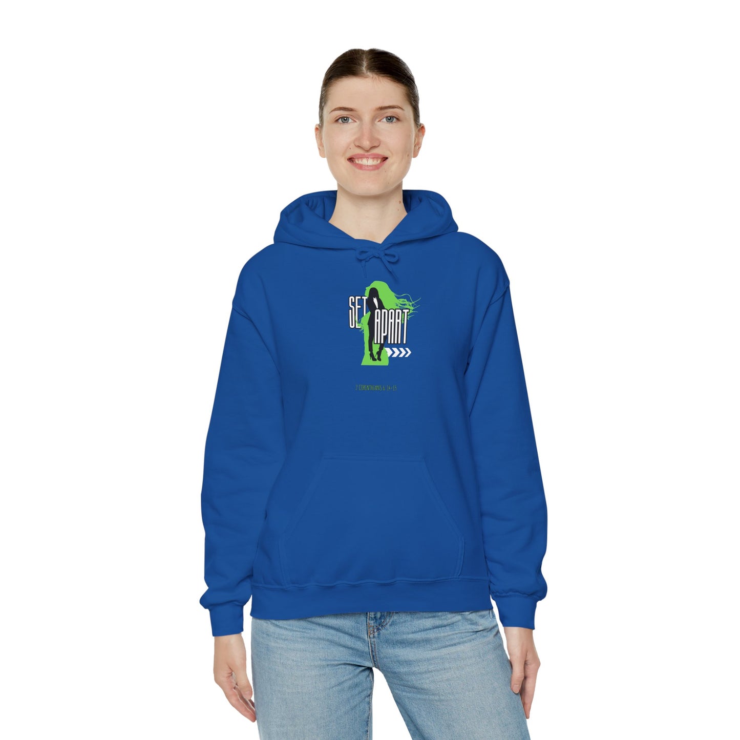 Set Apart Unisex Hoodie - Inspired by 2 Corinthians 6:14-15 - Women's Christian Apparel