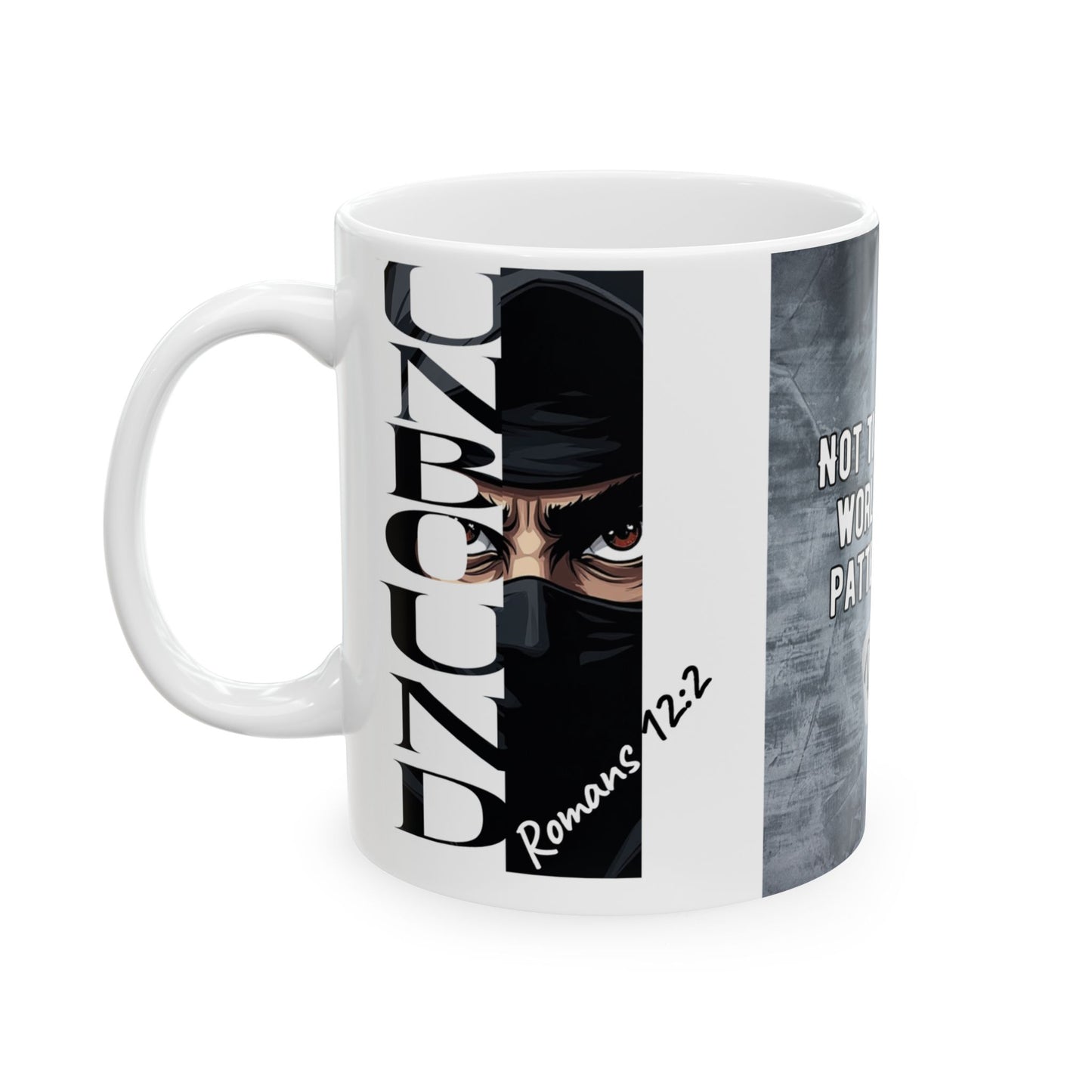 Mug - Romans 12:2 Non Conforming Christian Ceramic Mug (11oz, 15oz)