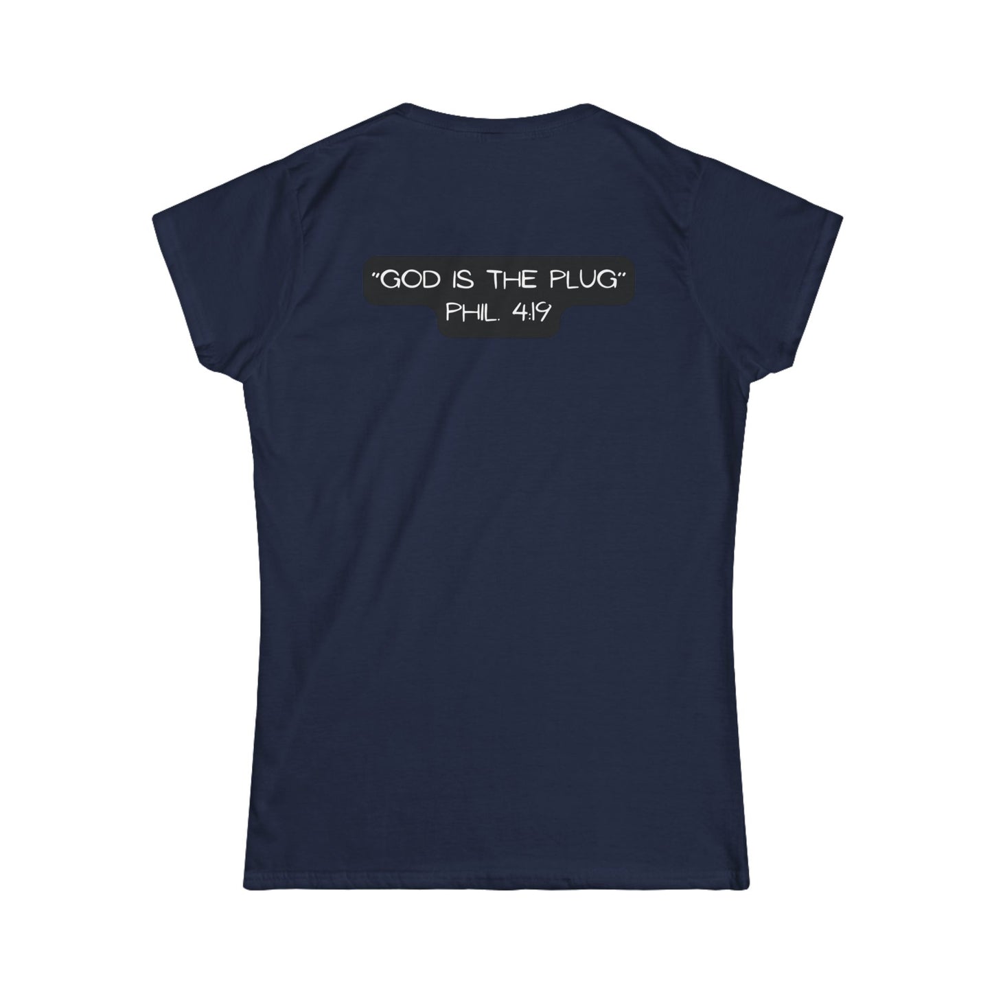 Christian Softstyle Tee - Philippians 4:19 'The Plug'