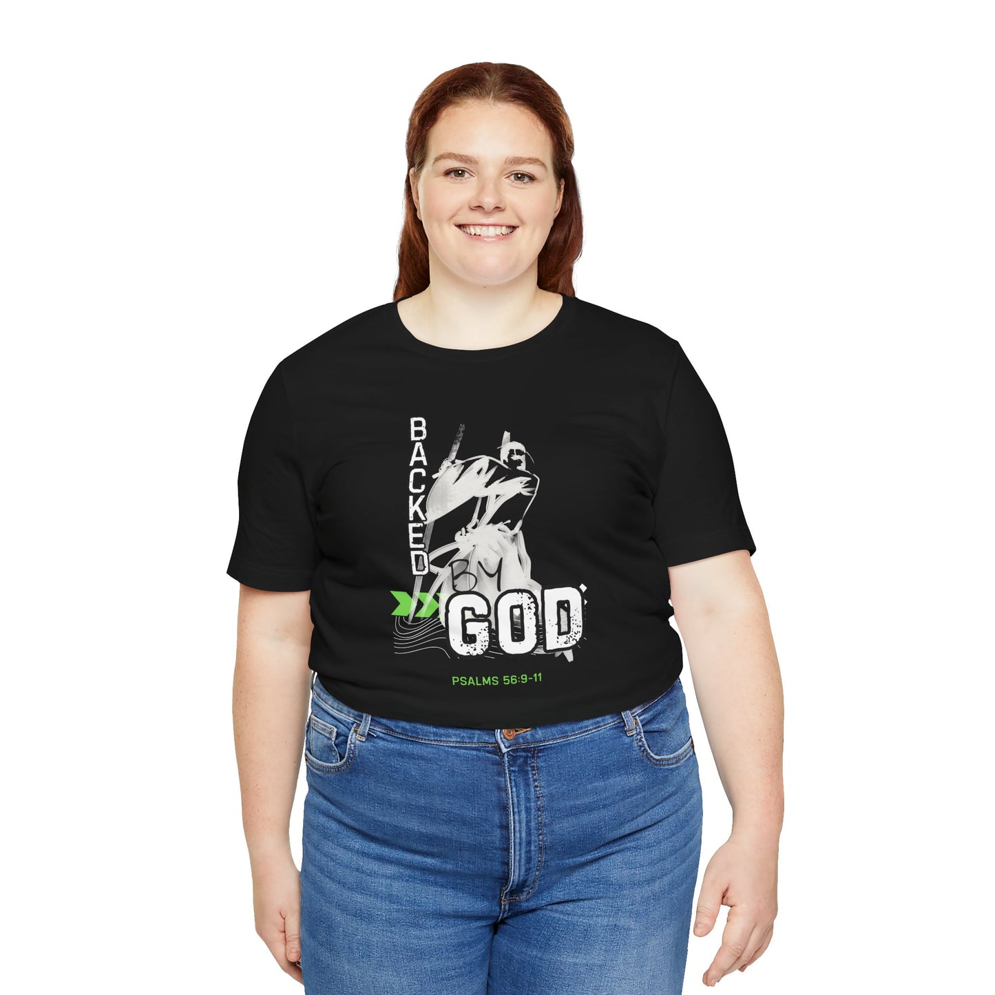 Christian Inspirational Tee - God's Protection Psalms 56:9-11