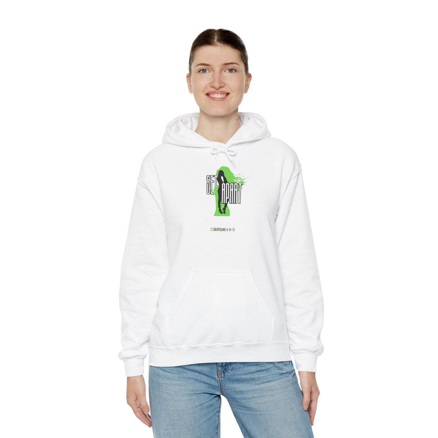 Set Apart Unisex Hoodie - Inspired by 2 Corinthians 6:14-15 - Women's Christian Apparel
