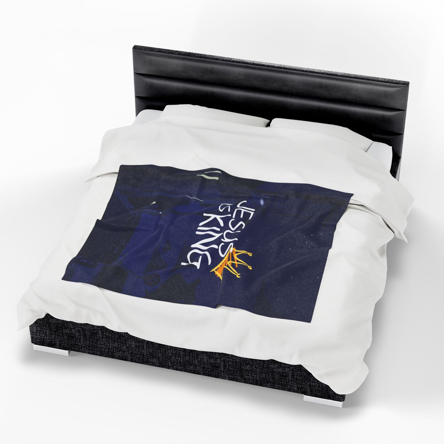 Plush Blanket - Jesus Christ is King Design