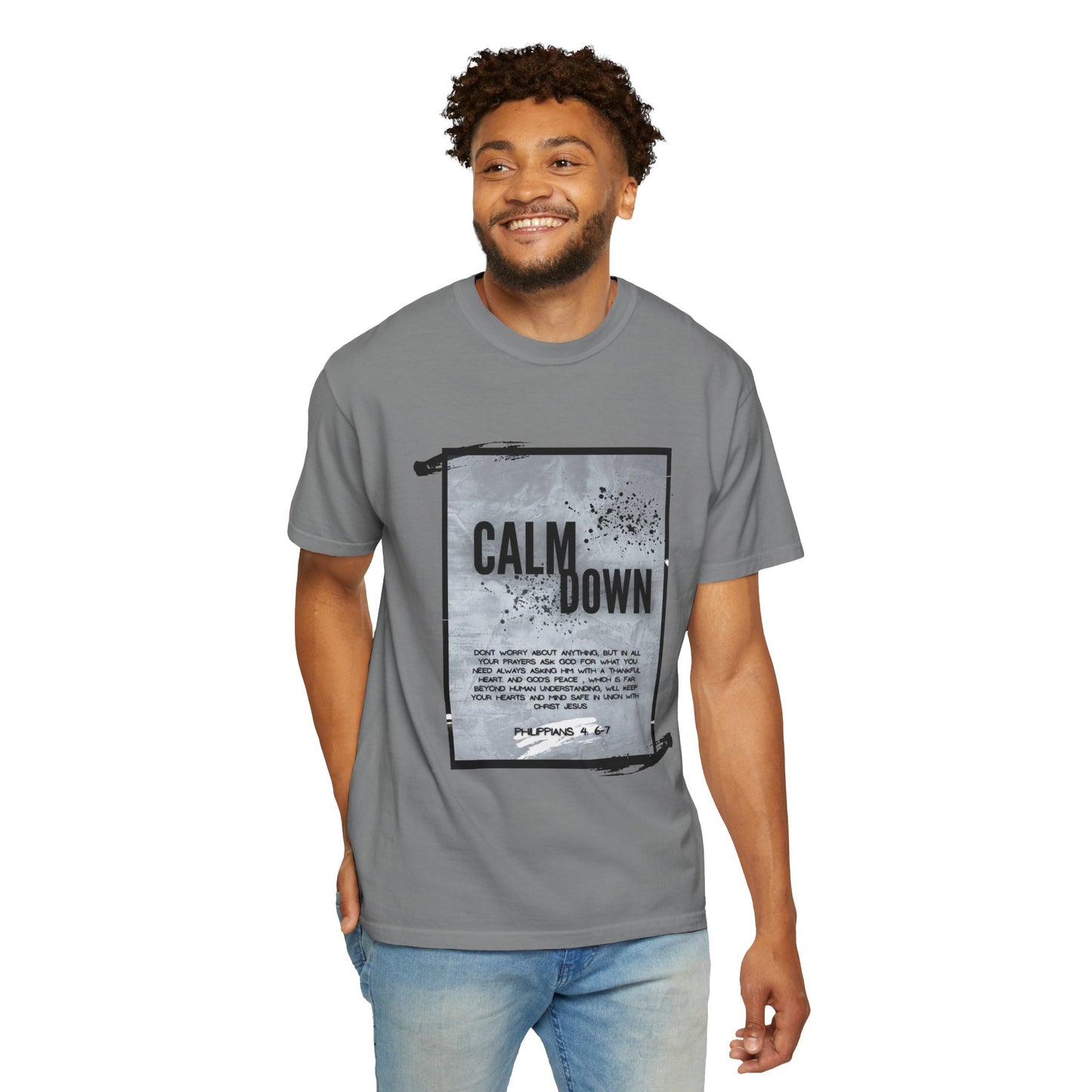 Peaceful Reminder Unisex T-shirt - Philippians 4: 6-9
