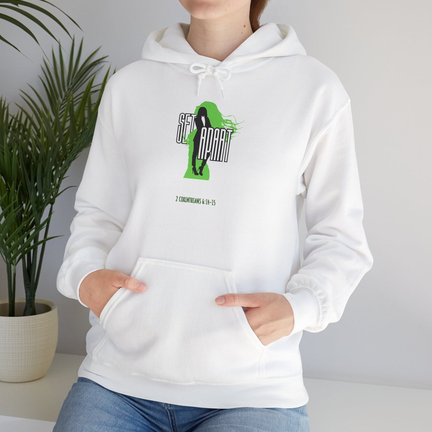Set Apart Unisex Hoodie - Inspired by 2 Corinthians 6:14-15 - Women's Christian Apparel