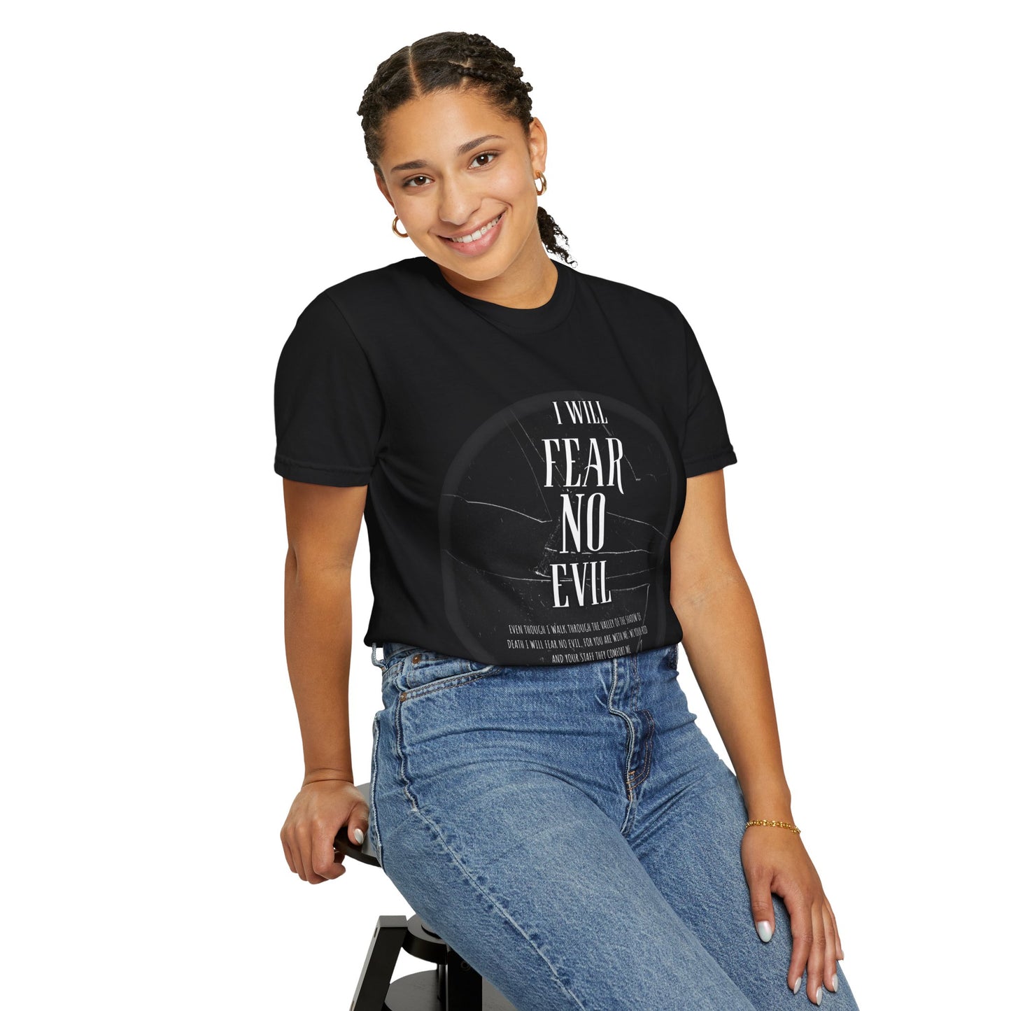 Christian Comfort Unisex T-shirt Fear Not Psalm 23:4