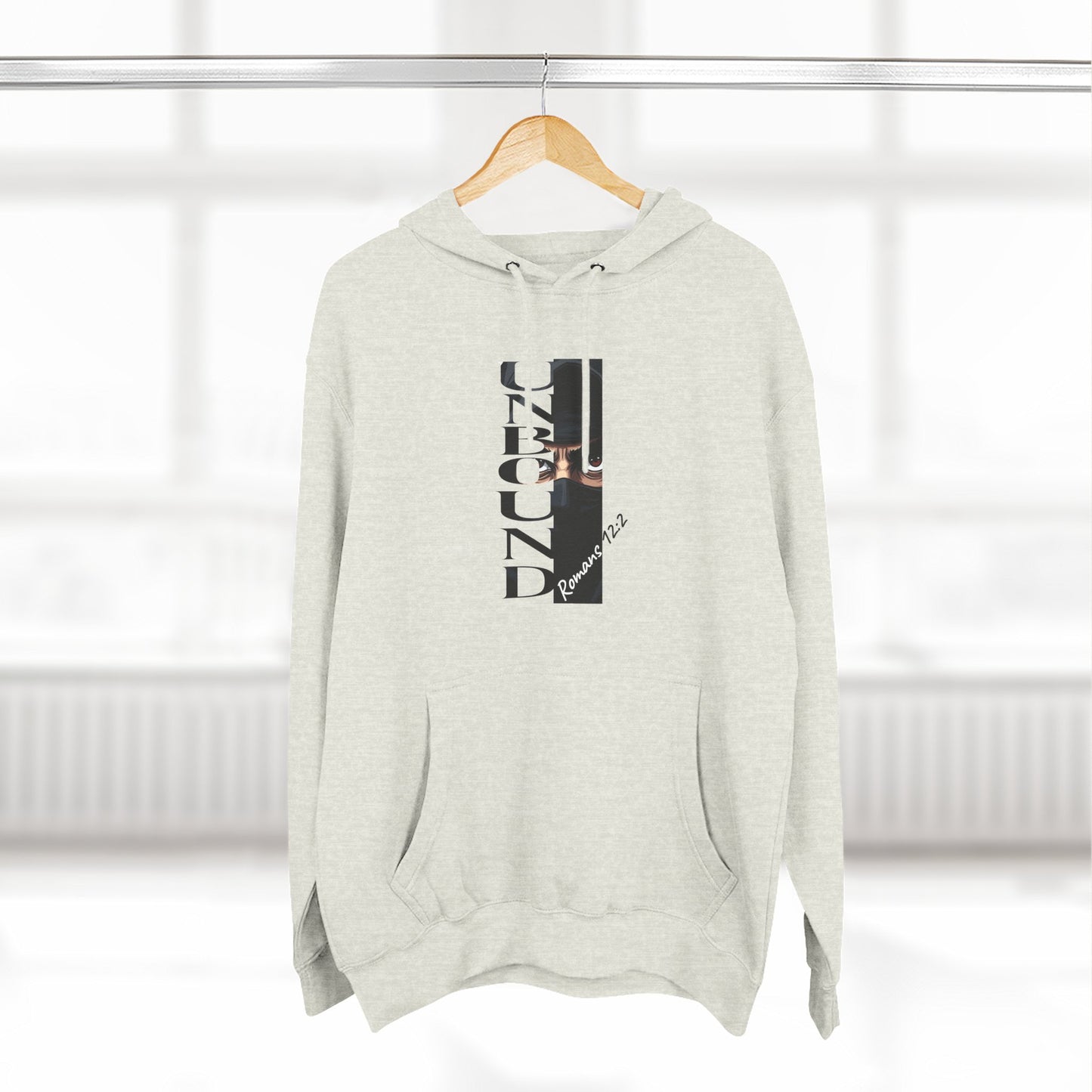 Fleece Hoodie Unbound Faith Romans 12:2