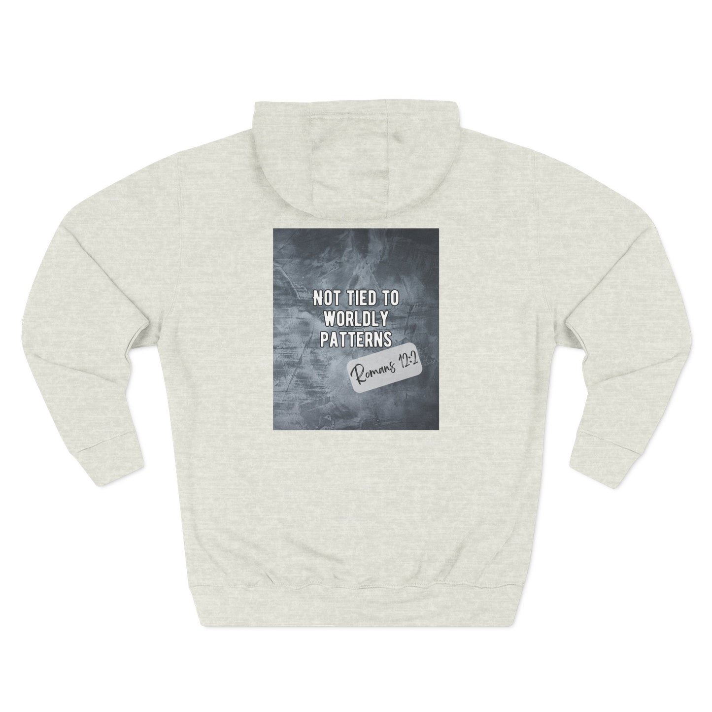Fleece Hoodie Unbound Faith Romans 12:2