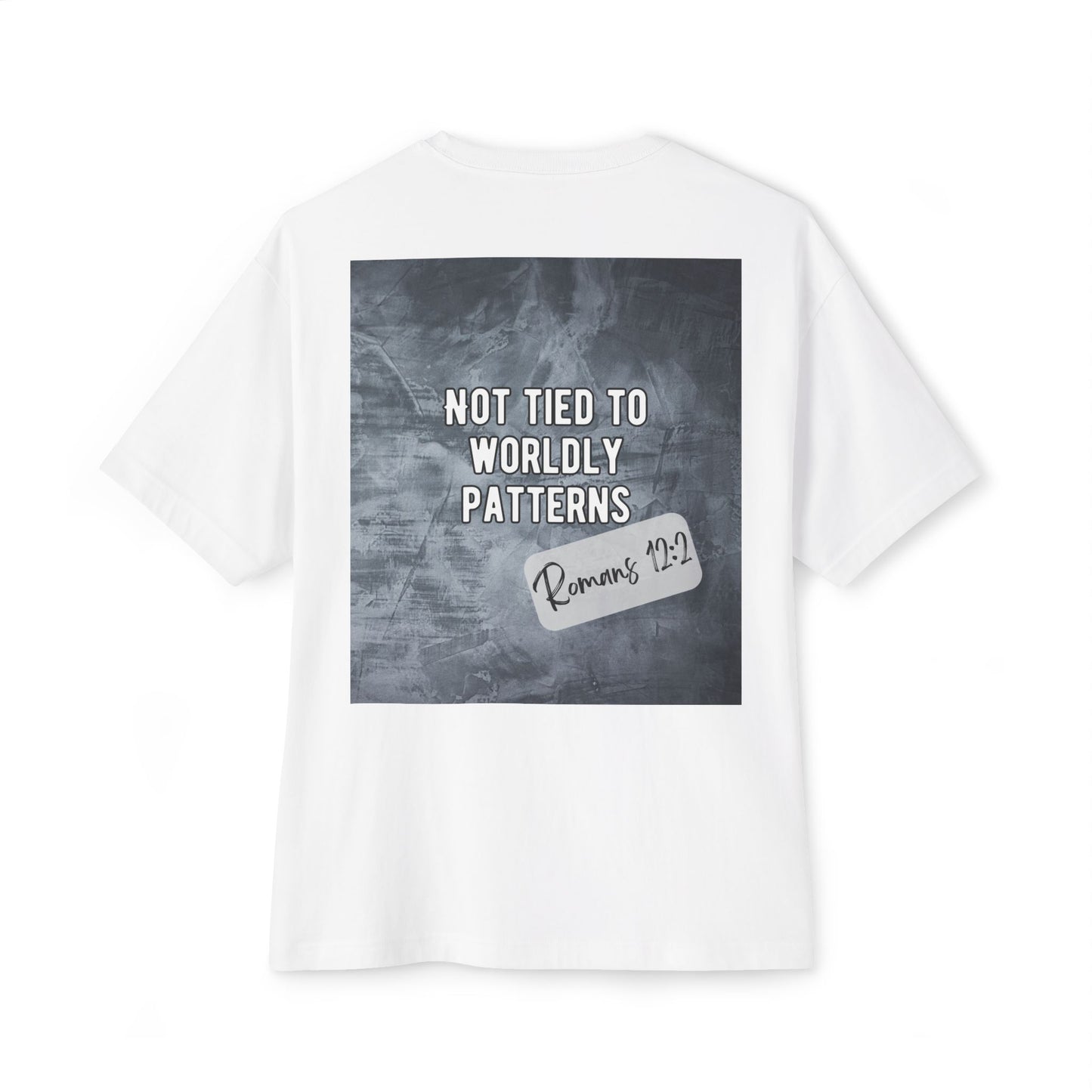 Christian Street Style Tee with Romans Scripture