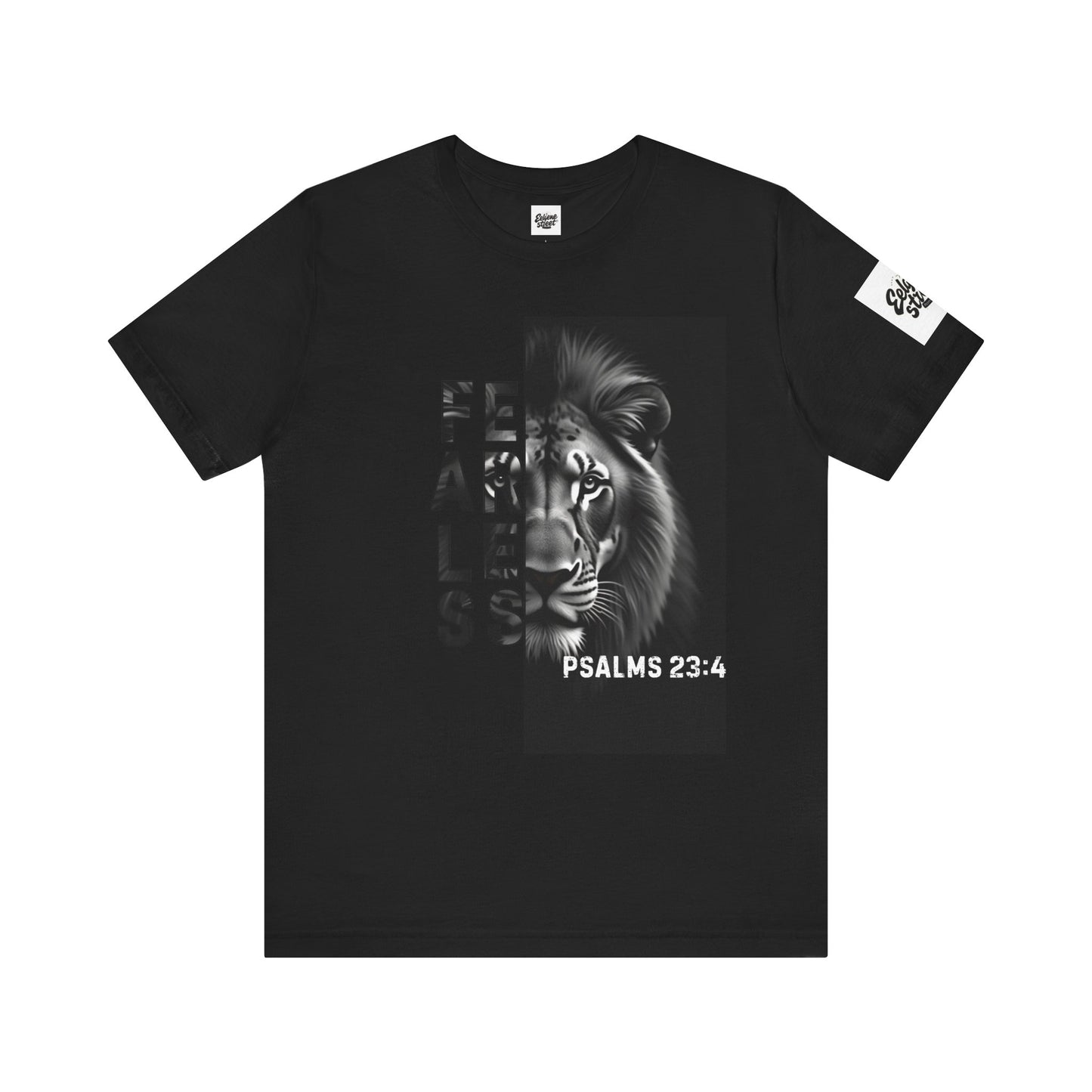 Fearless Unisex T-Shirt with Psalm 23:4 Design