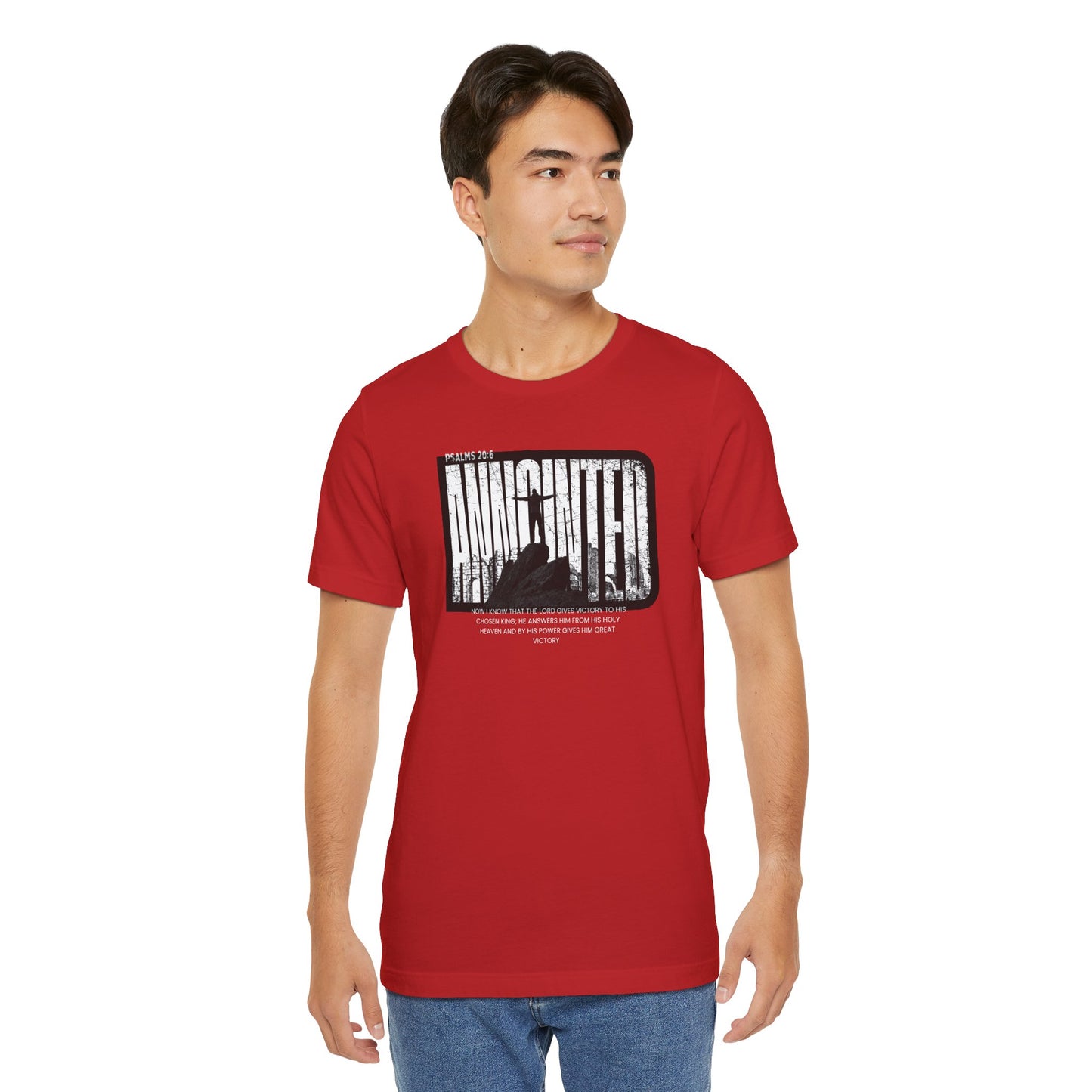 Faith Victory Unisex Tee - Psalm 20:6 Inspired