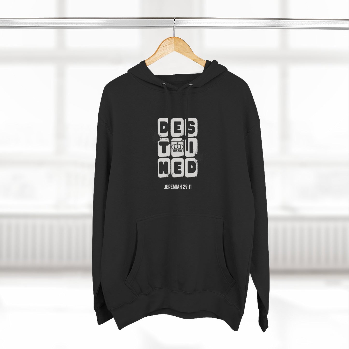 Fleece Hoodie - Jeremiah 29:11 Inspirational Design