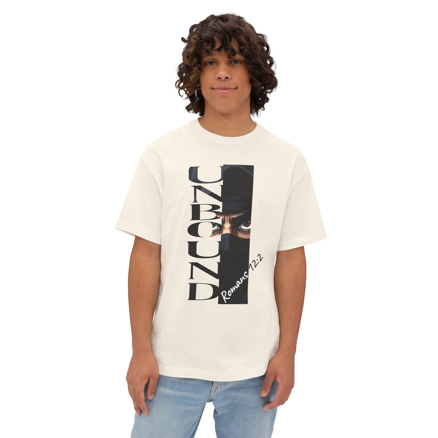 Christian Street Style Tee with Romans Scripture