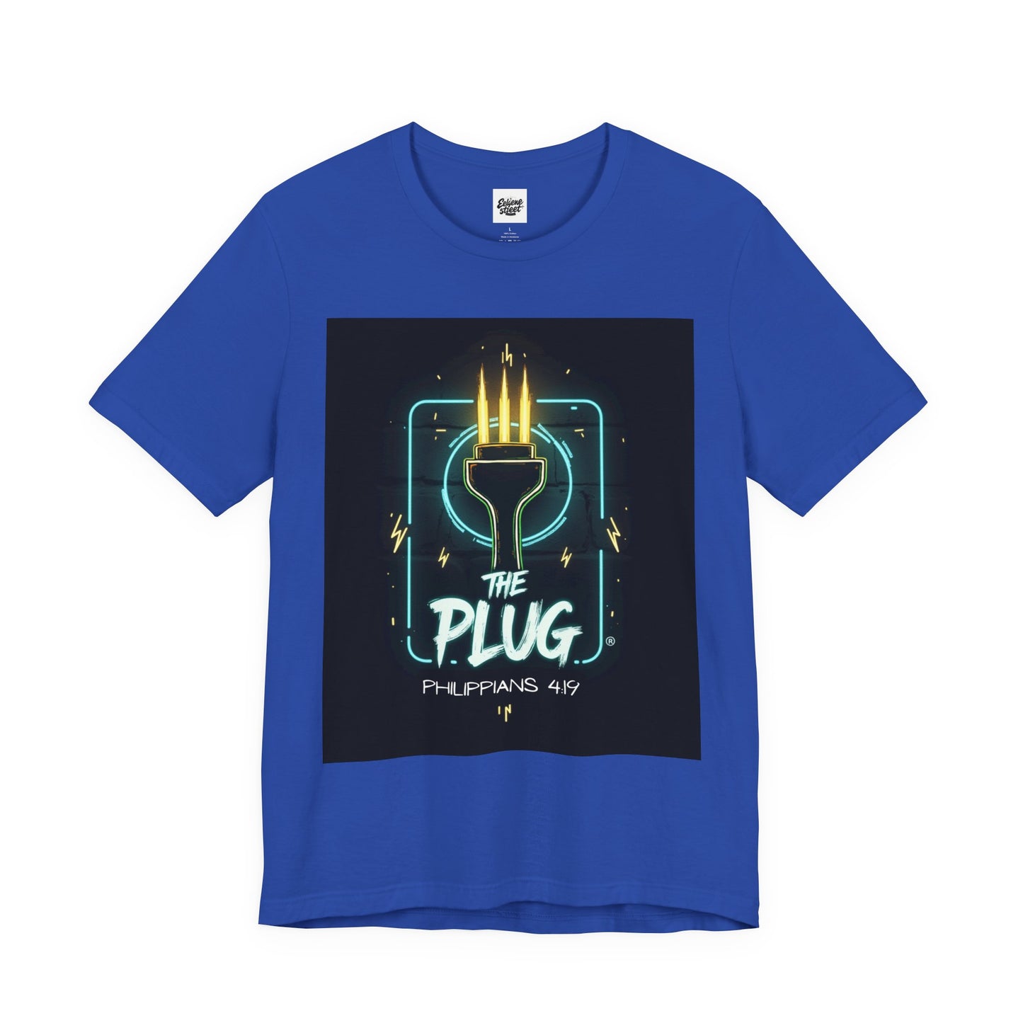 Christian Unisex Tee - Philippians 4:19 God Supplies All Our Needs Design