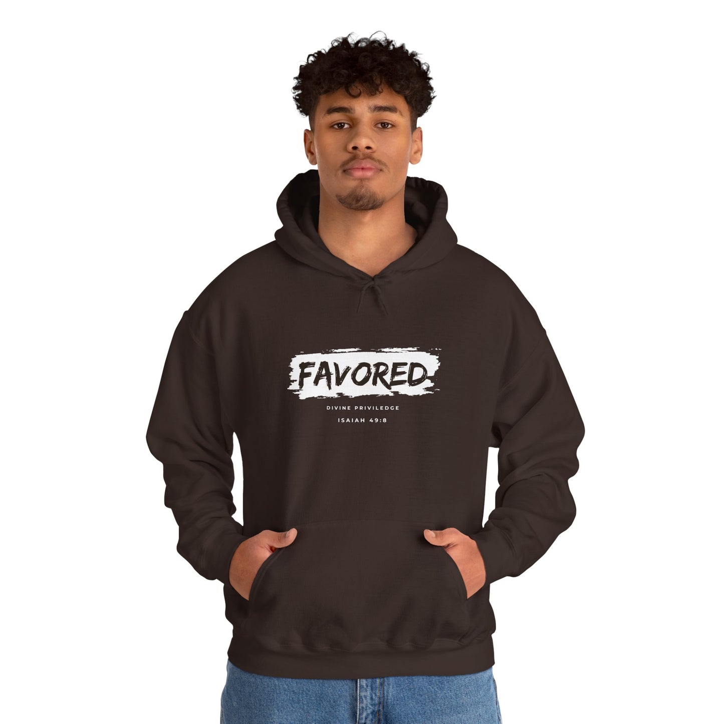 Hooded Sweatshirt - God's Favor at the Oppurtune Time - Isaiah 49:8