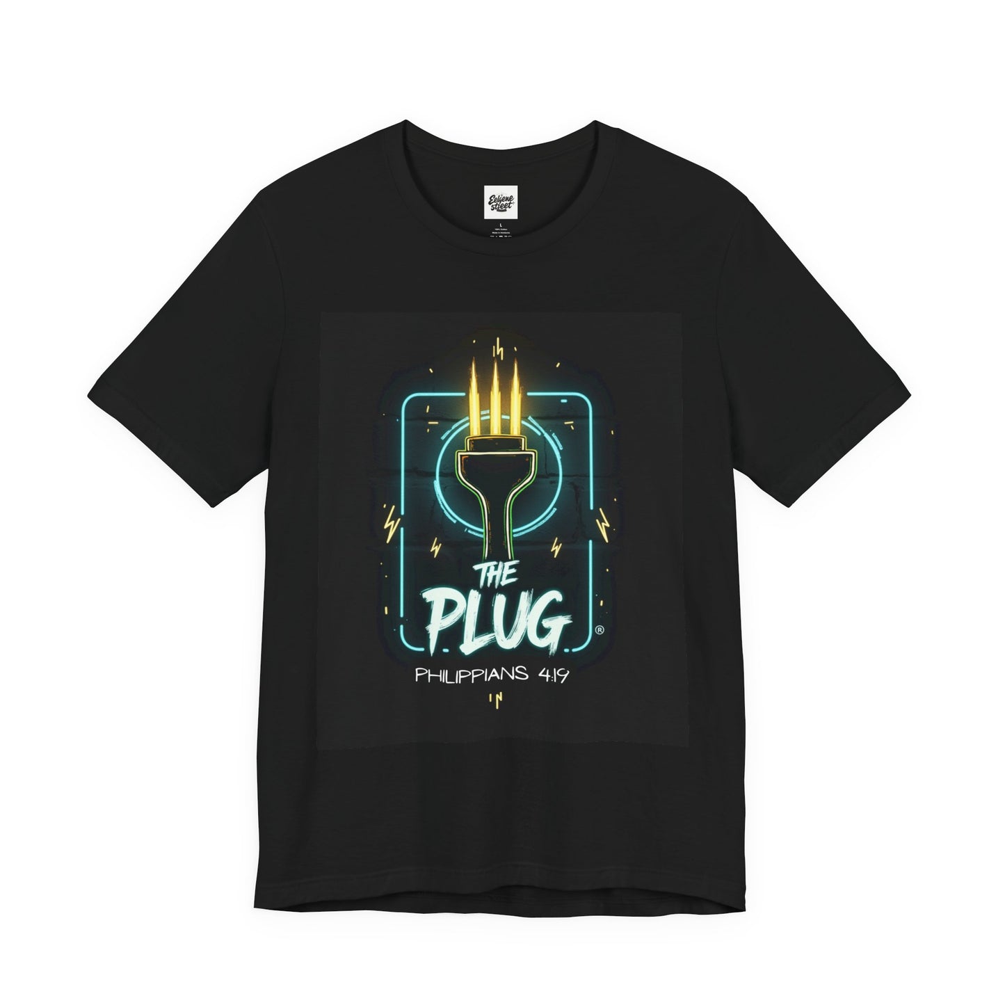 Christian Unisex Tee - Philippians 4:19 God Supplies All Our Needs Design
