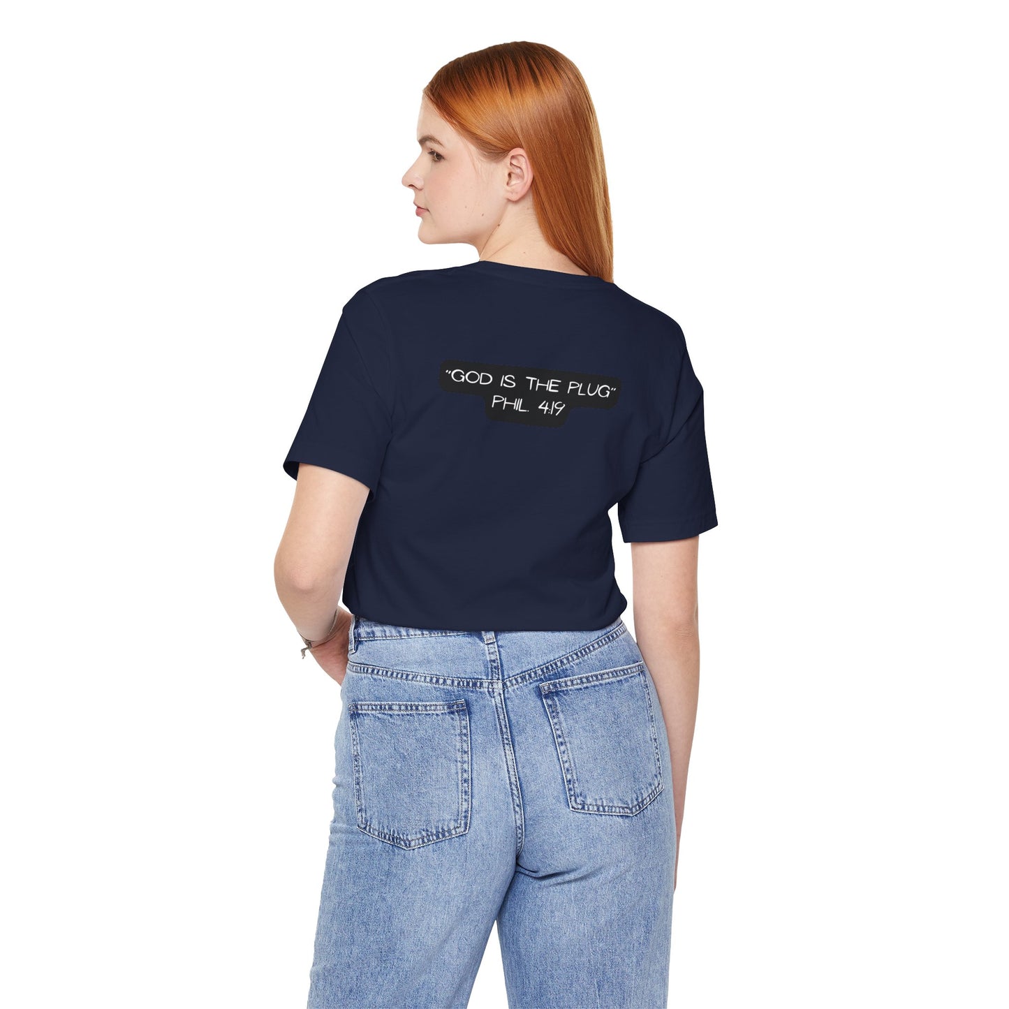 Christian Unisex Tee - Philippians 4:19 God Supplies All Our Needs Design