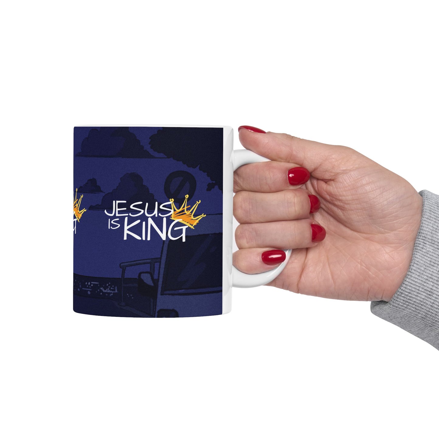 Mug - Jesus King Faith Affirmation