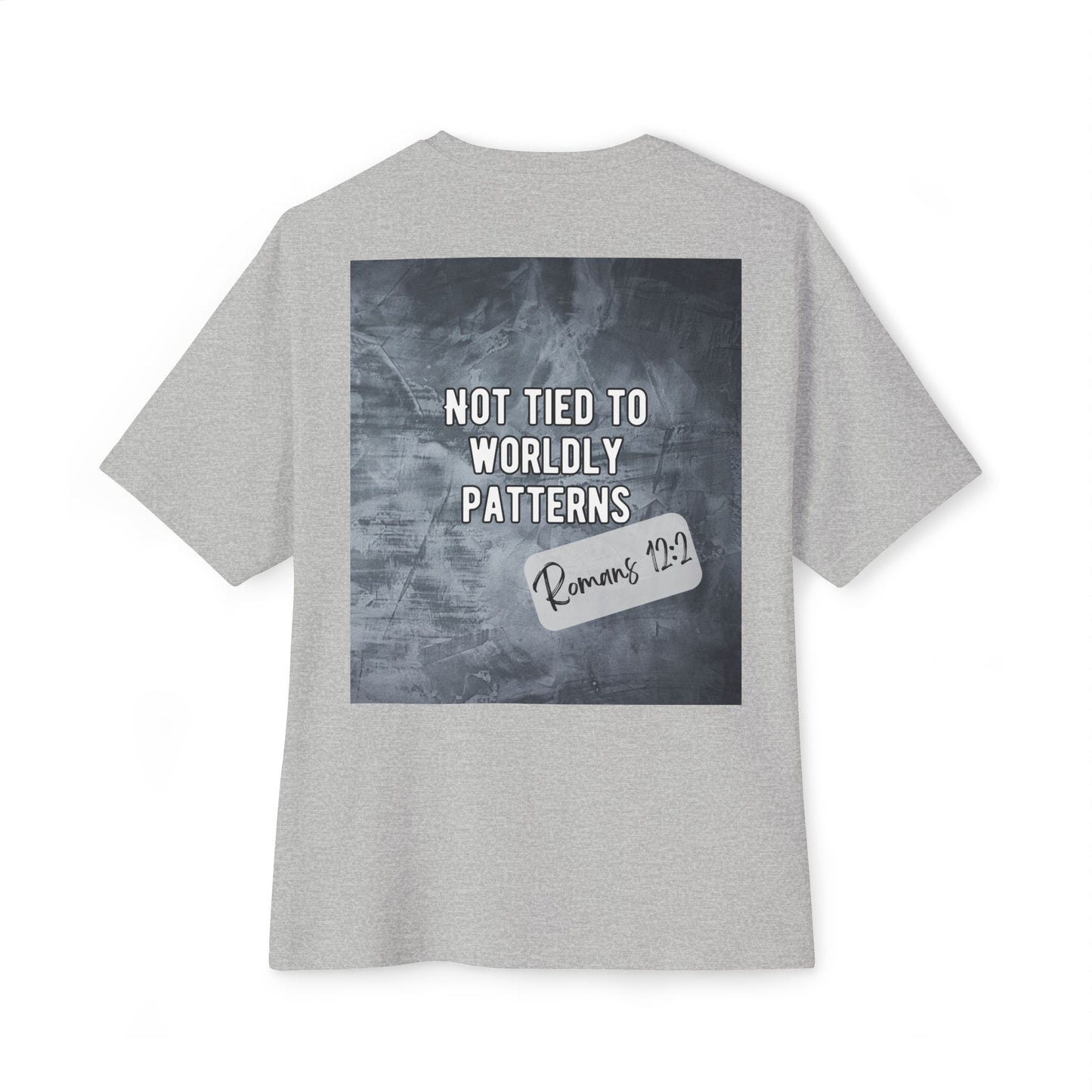 Christian Street Style Tee with Romans Scripture