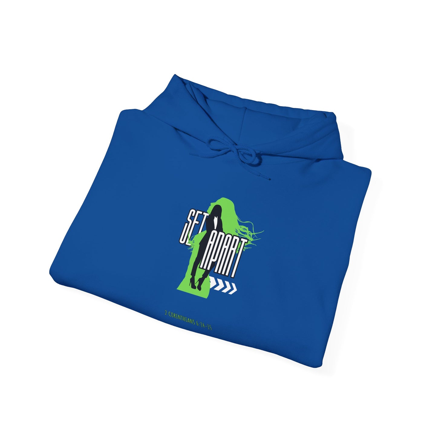 Set Apart Unisex Hoodie - Inspired by 2 Corinthians 6:14-15 - Women's Christian Apparel