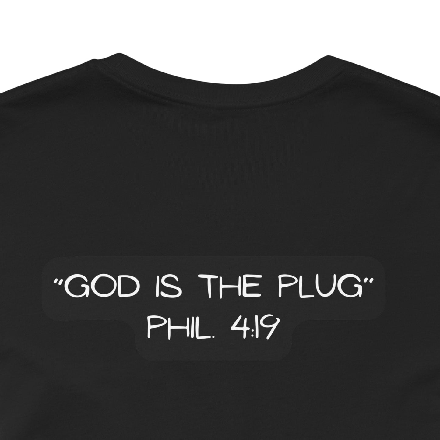Christian Unisex Tee - Philippians 4:19 God Supplies All Our Needs Design