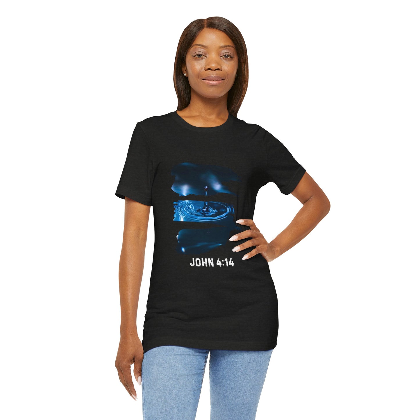 T-Shirt - Christ's Life Giving Water John 4:14 Design