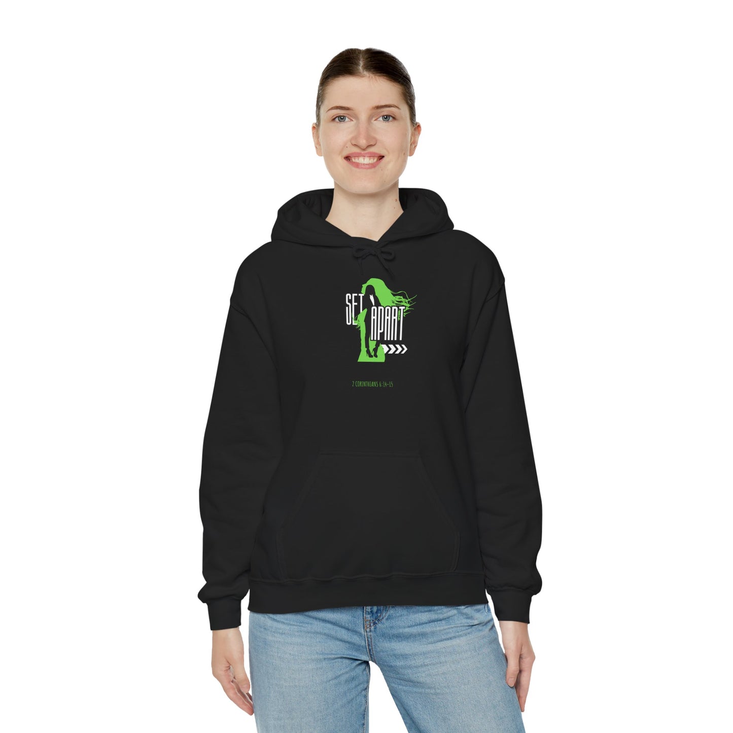 Set Apart Unisex Hoodie - Inspired by 2 Corinthians 6:14-15 - Women's Christian Apparel