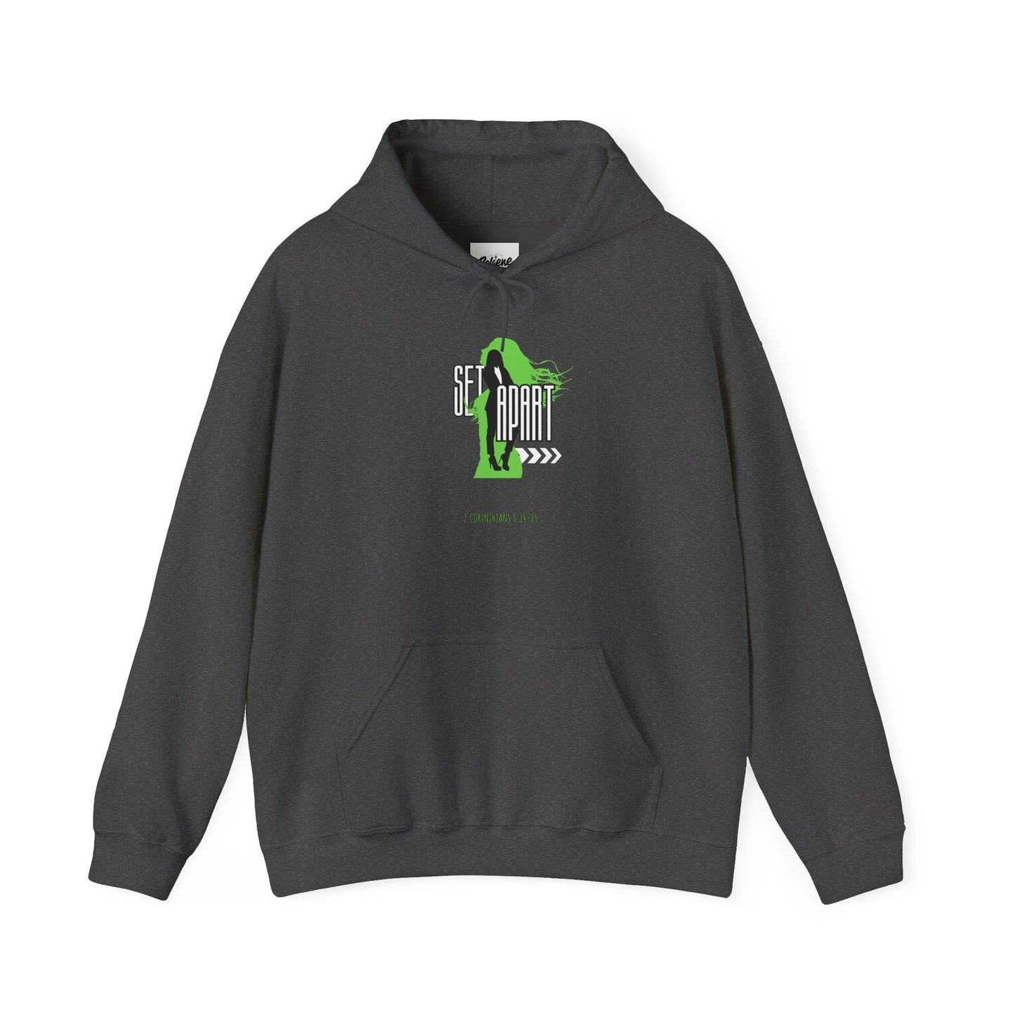 Set Apart Unisex Hoodie - Inspired by 2 Corinthians 6:14-15 - Women's Christian Apparel