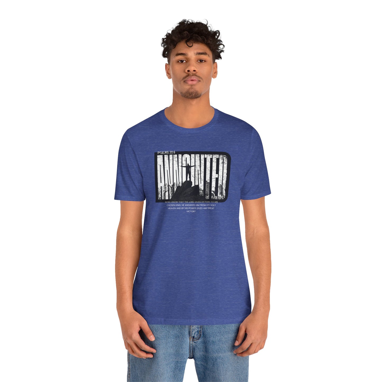Faith Victory Unisex Tee - Psalm 20:6 Inspired