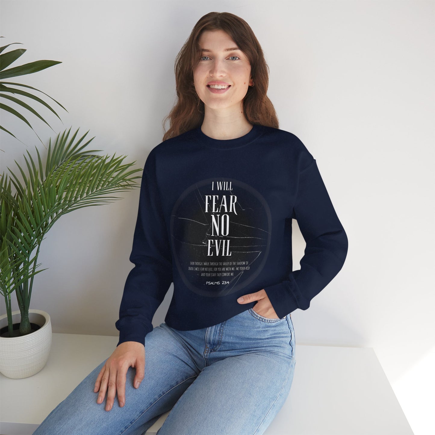 Faithful Psalm 23:4 Sweatshirt