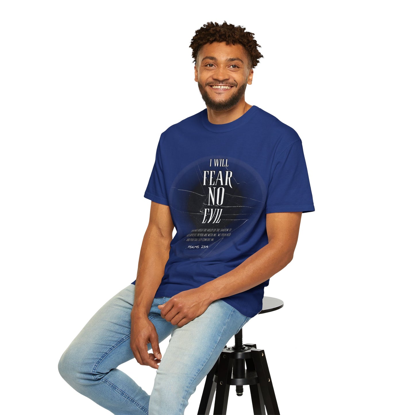 Christian Comfort Unisex T-shirt Fear Not Psalm 23:4