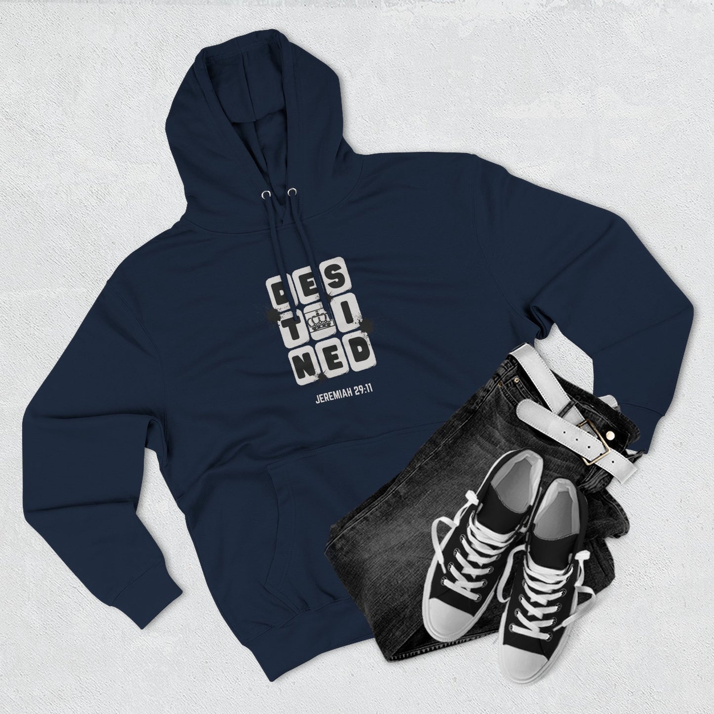 Fleece Hoodie - Jeremiah 29:11 Inspirational Design