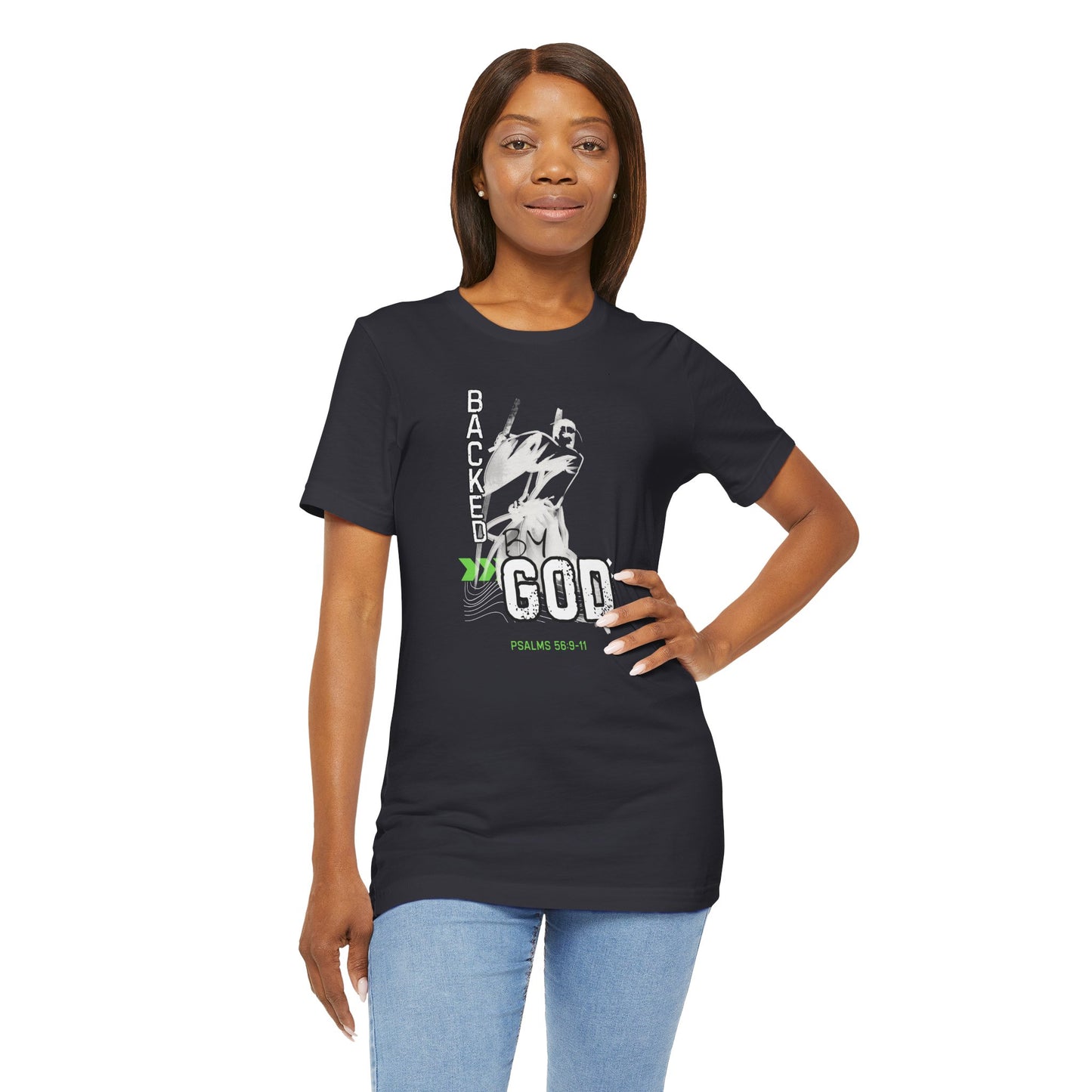 Christian Inspirational Tee - God's Protection Psalms 56:9-11