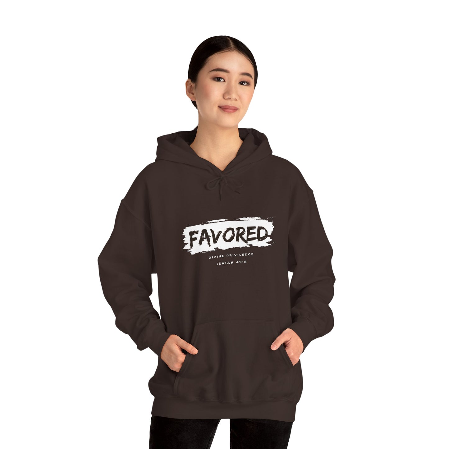 Hooded Sweatshirt - God's Favor at the Oppurtune Time - Isaiah 49:8