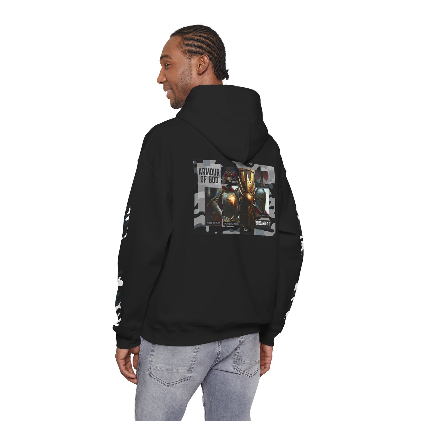 Armour of God Hoodie — Ephesians 6:11-17 Spiritual Warfare Sweatshirt