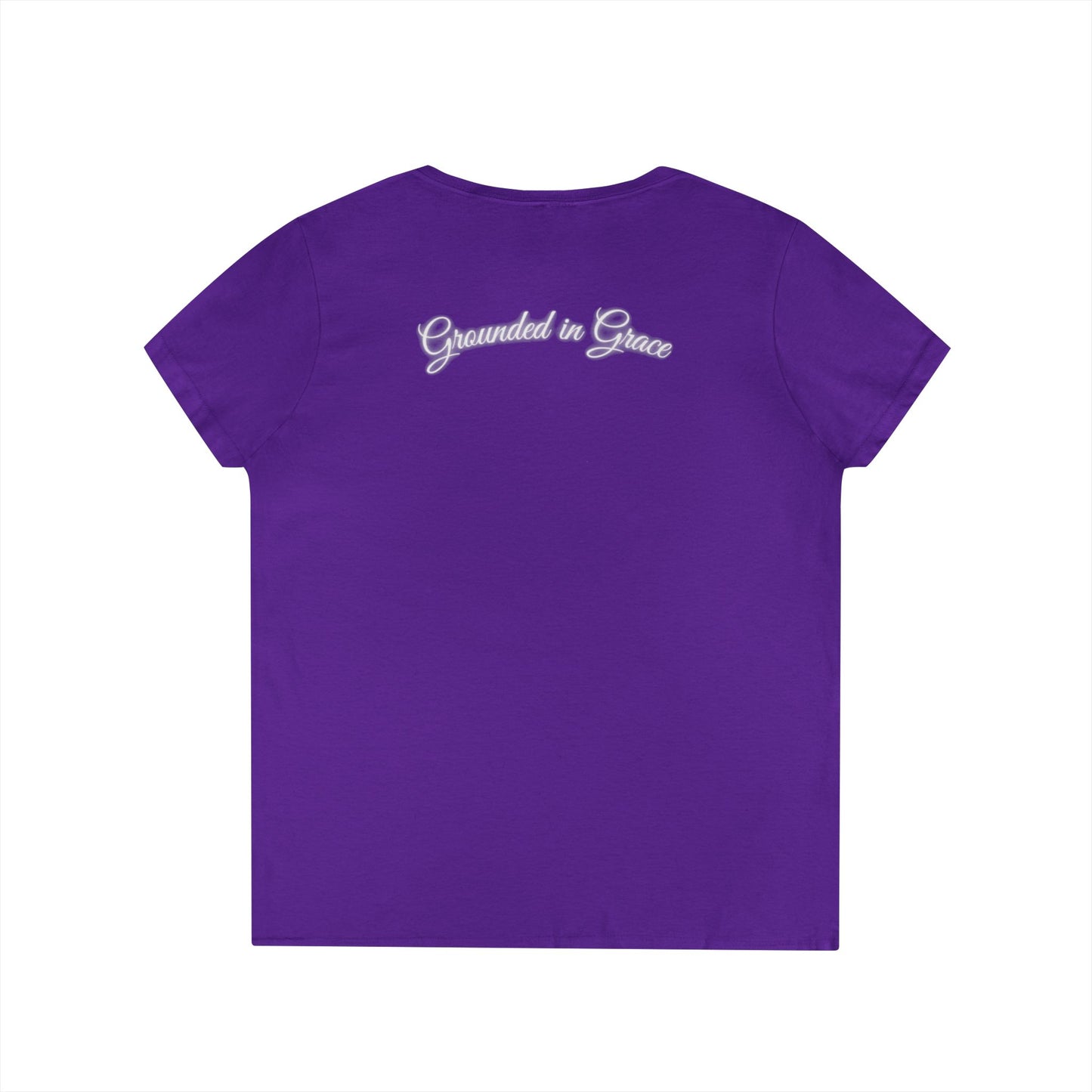 Psalm 16:8 Unshaken V-Neck T-Shirt