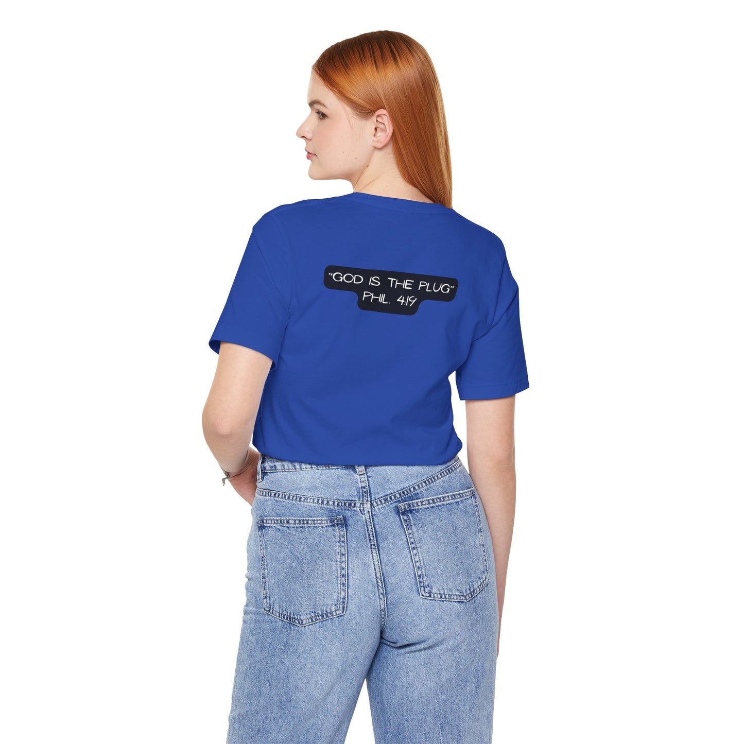 Christian Unisex Tee - Philippians 4:19 God Supplies All Our Needs Design