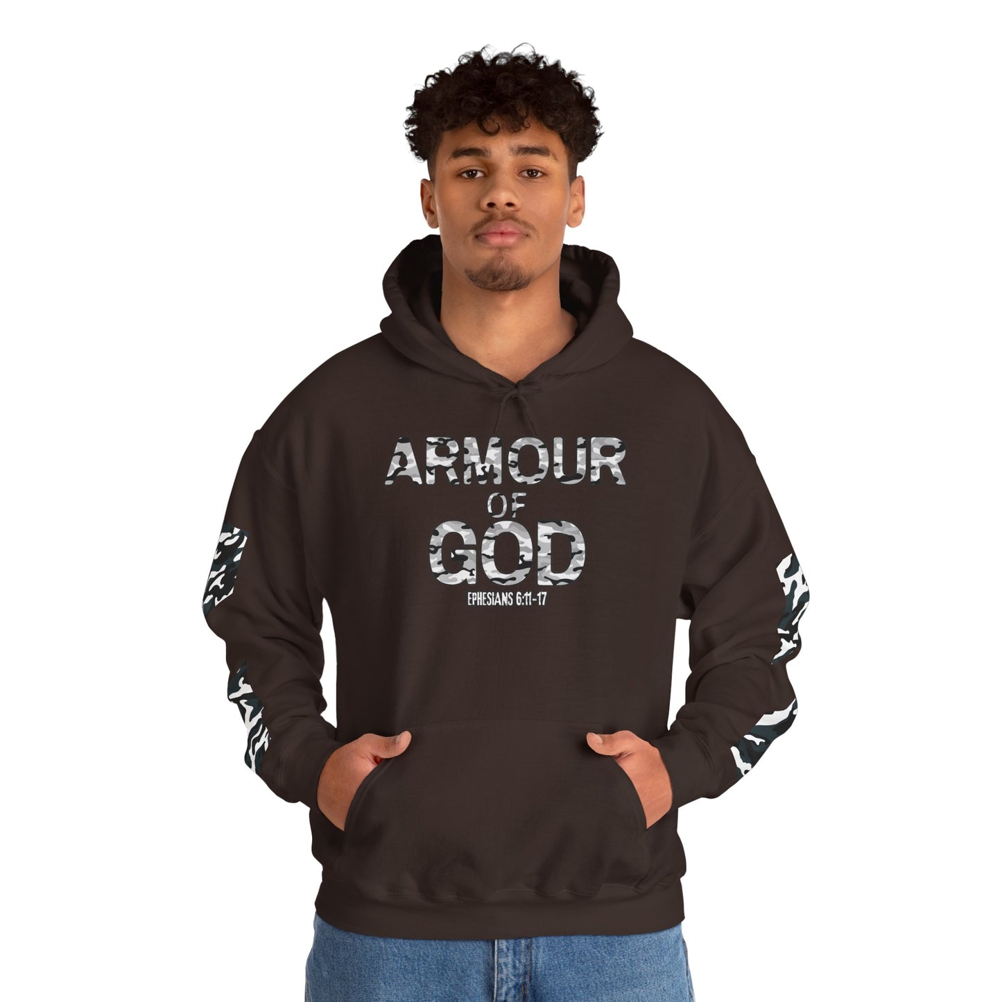 Armour of God Hoodie — Ephesians 6:11-17 Spiritual Warfare Sweatshirt