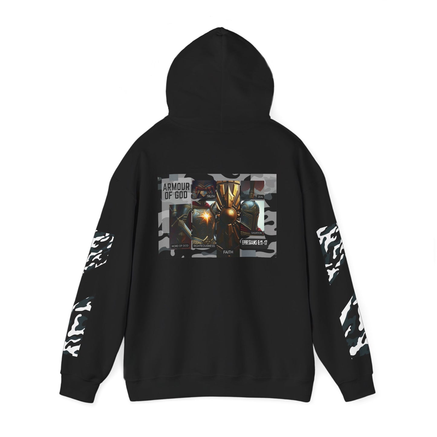 Armour of God Hoodie — Ephesians 6:11-17 Spiritual Warfare Sweatshirt
