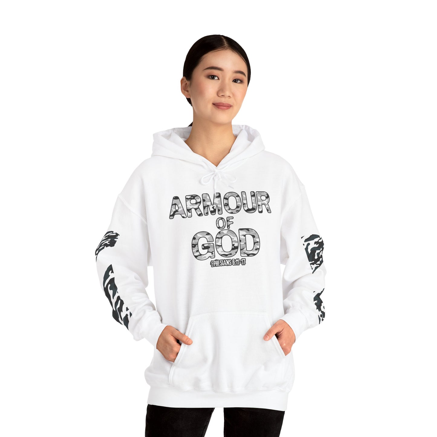 Armour of God Hoodie — Ephesians 6:11-17 Spiritual Warfare Sweatshirt