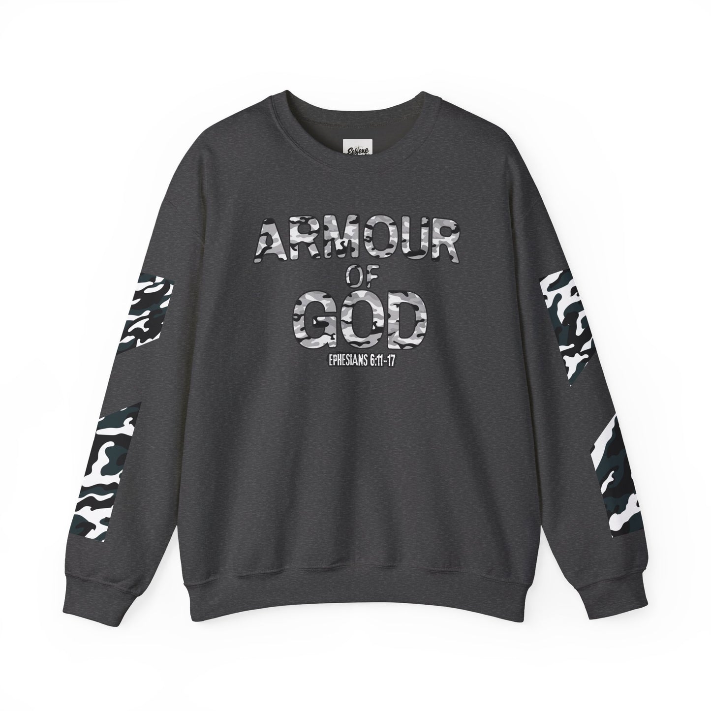 Armour of God Sweatshirt — Ephesians 6:11-17 Faith Crewneck