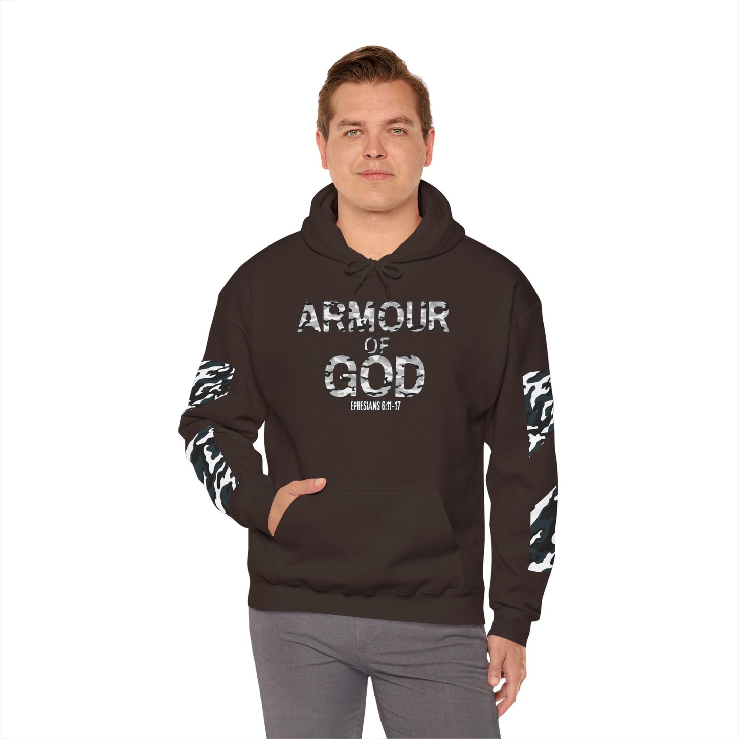Armour of God Hoodie — Ephesians 6:11-17 Spiritual Warfare Sweatshirt